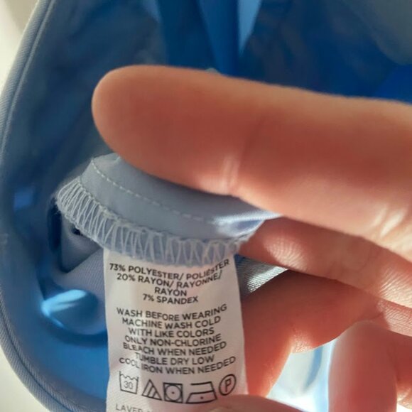 Ann Taylor Baby Blue Wide Leg Pants - Picture 5 of 5